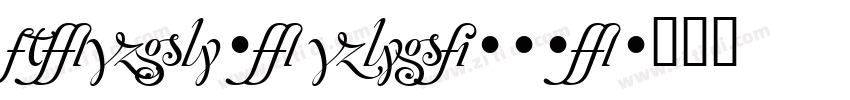 felgine ligature字体转换